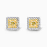 Dual Diamond Stud Earrings ETERNAL