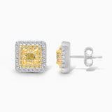Dual Diamond Stud Earrings ETERNAL