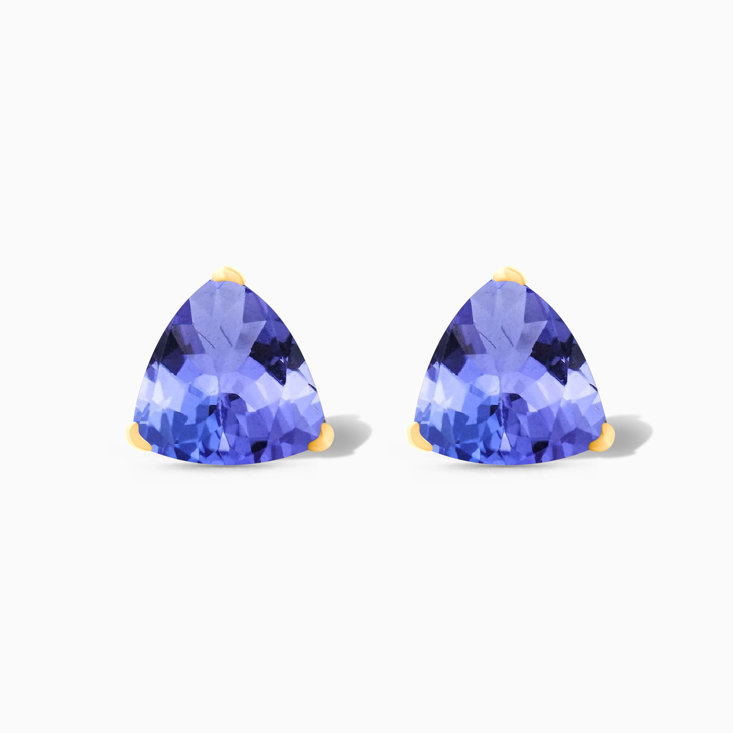 Trillion Tanzanite Studs