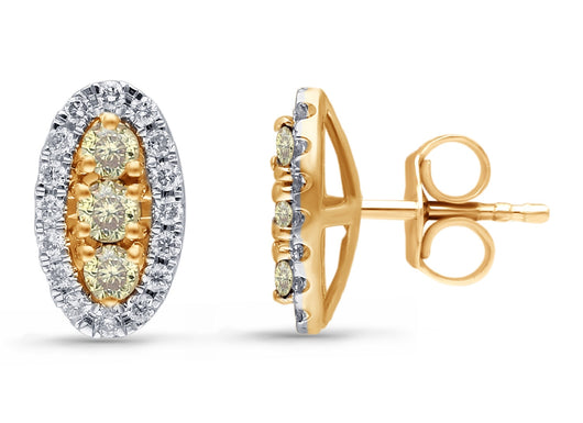 Yellow Gold Diamond Eternal Earrings ETERNAL