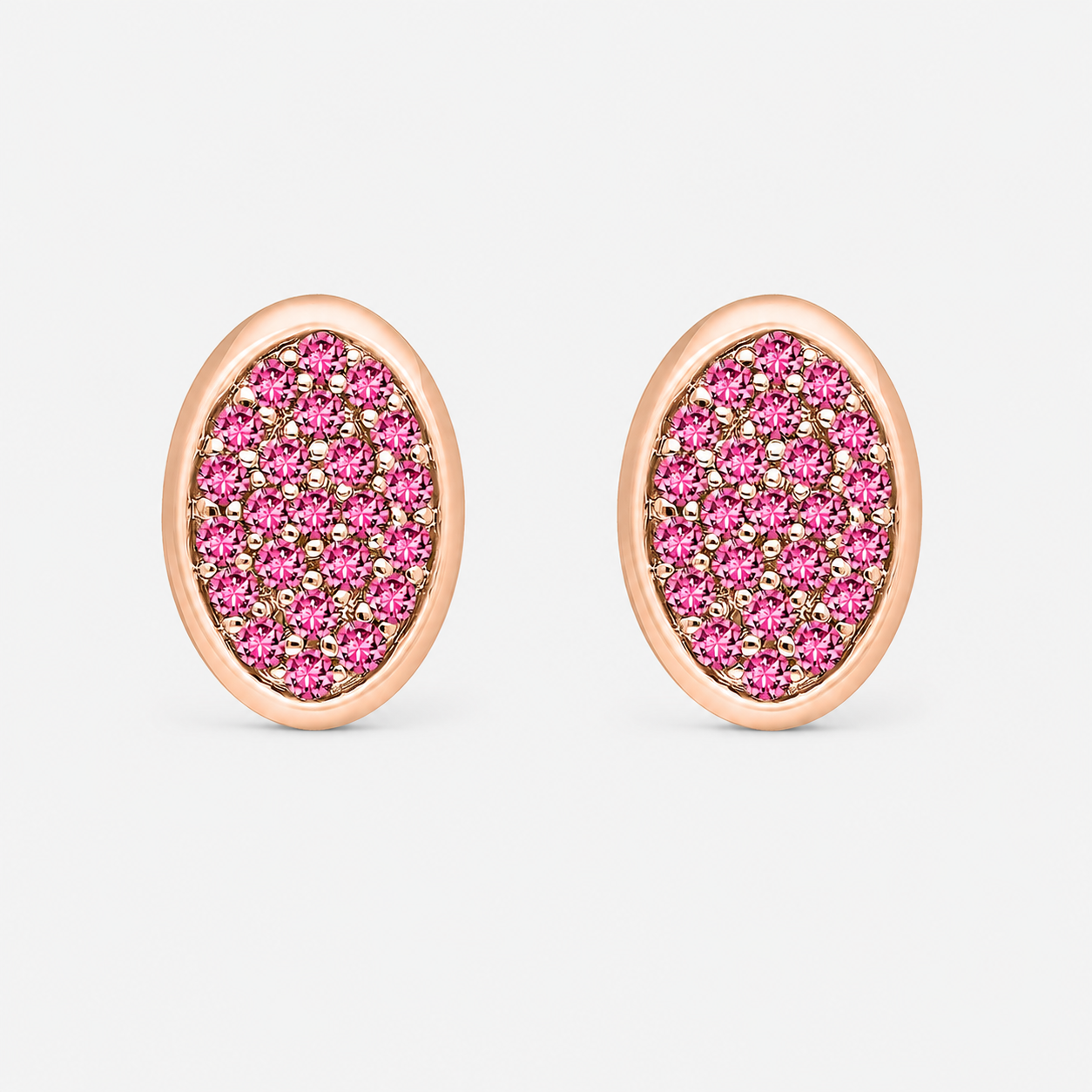 Luminata Pink Sapphire Studs Pink Sapphire