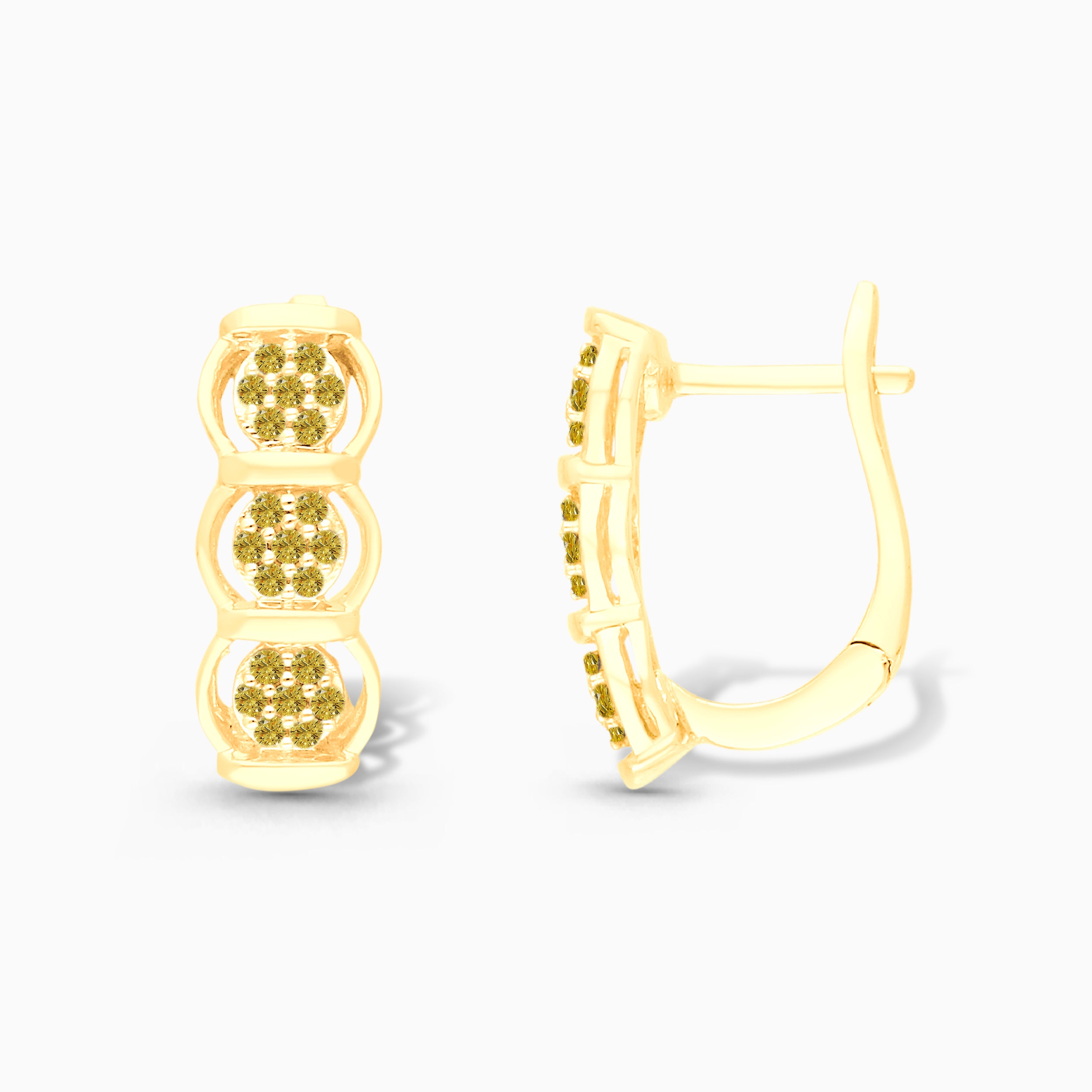 Yellow Diamond Cluster Huggies