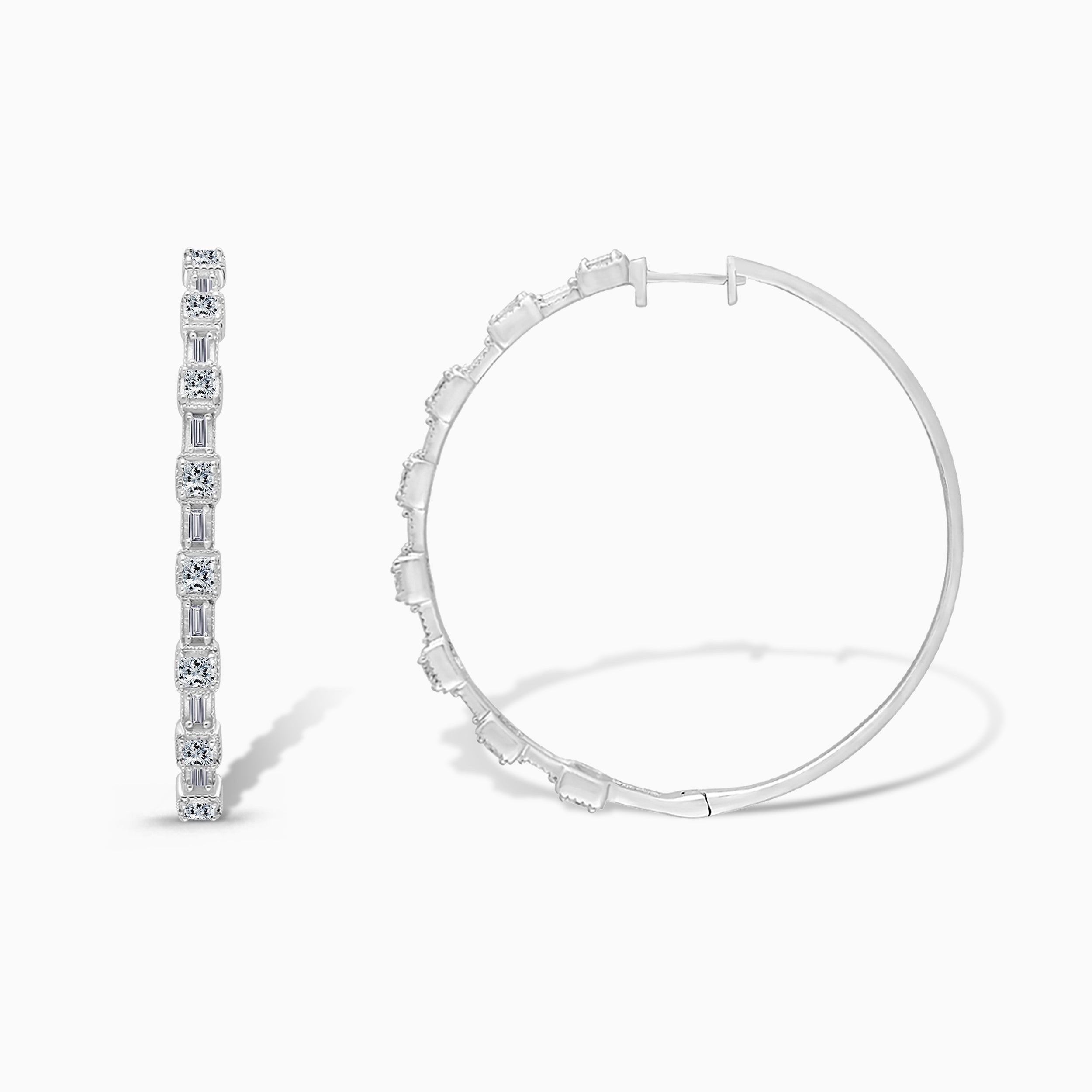 Large Legendary Diamond Hoops