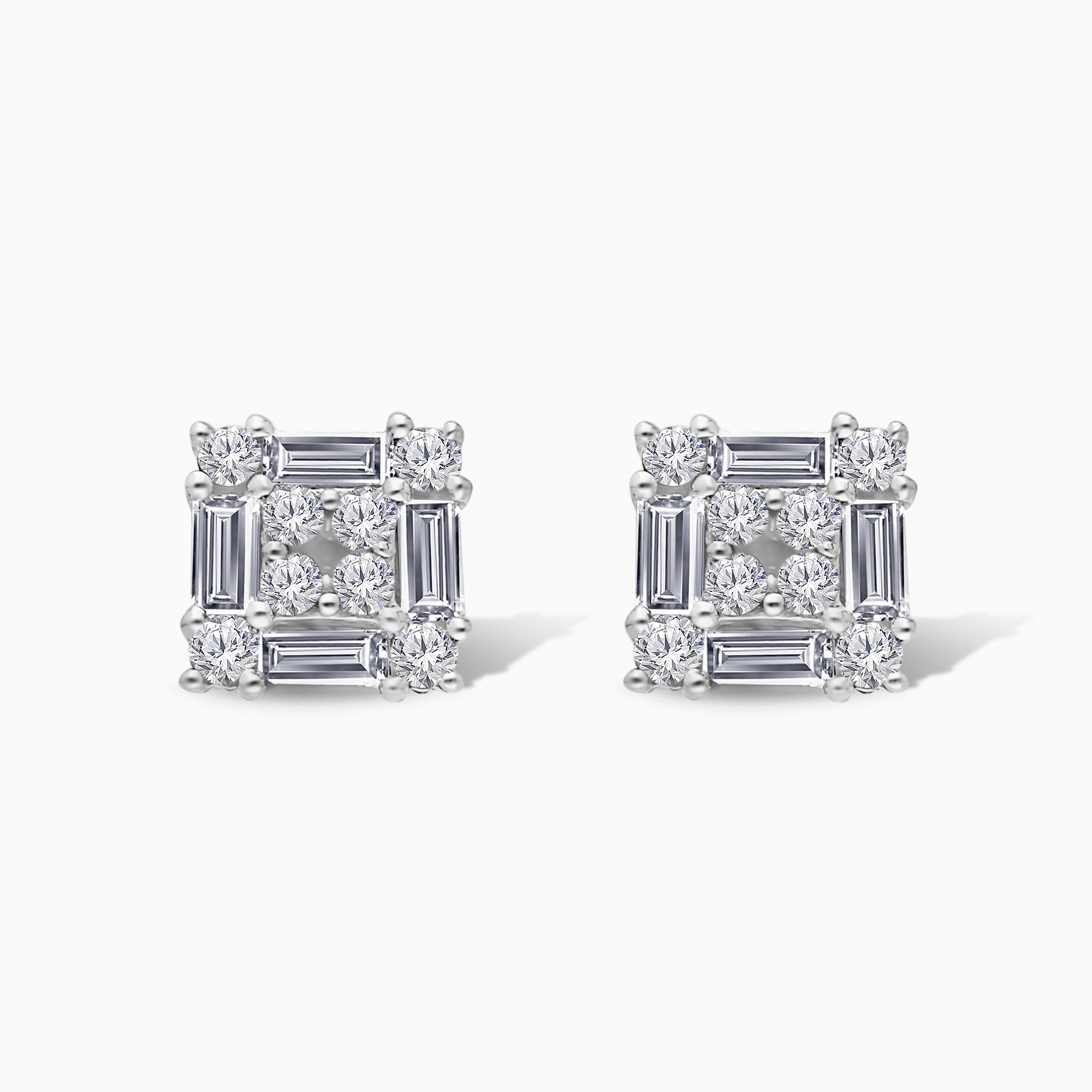 White Gold Diamond Legendary Stud Earrings LEGENDARY
