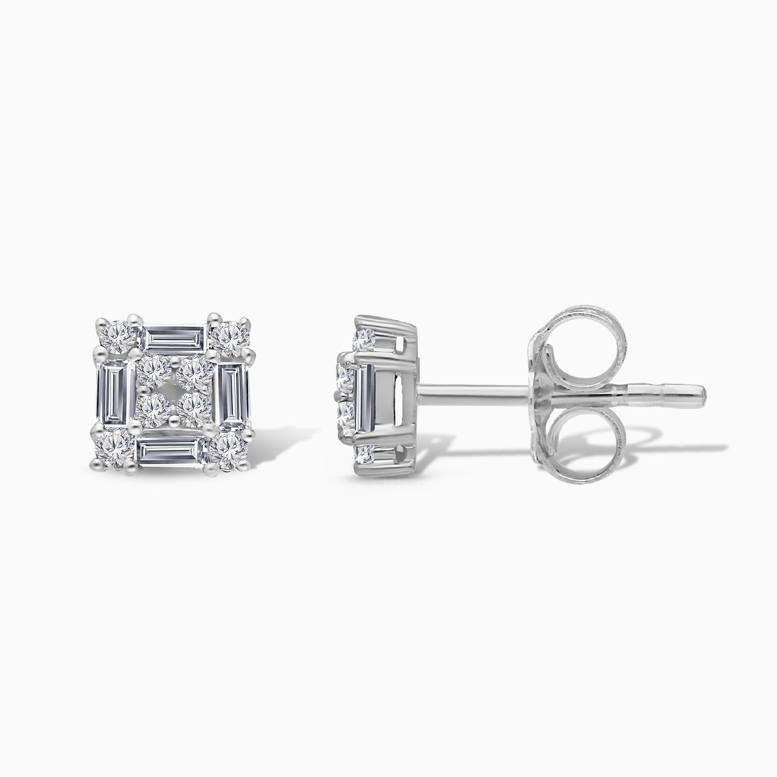 White Gold Diamond Legendary Stud Earrings LEGENDARY