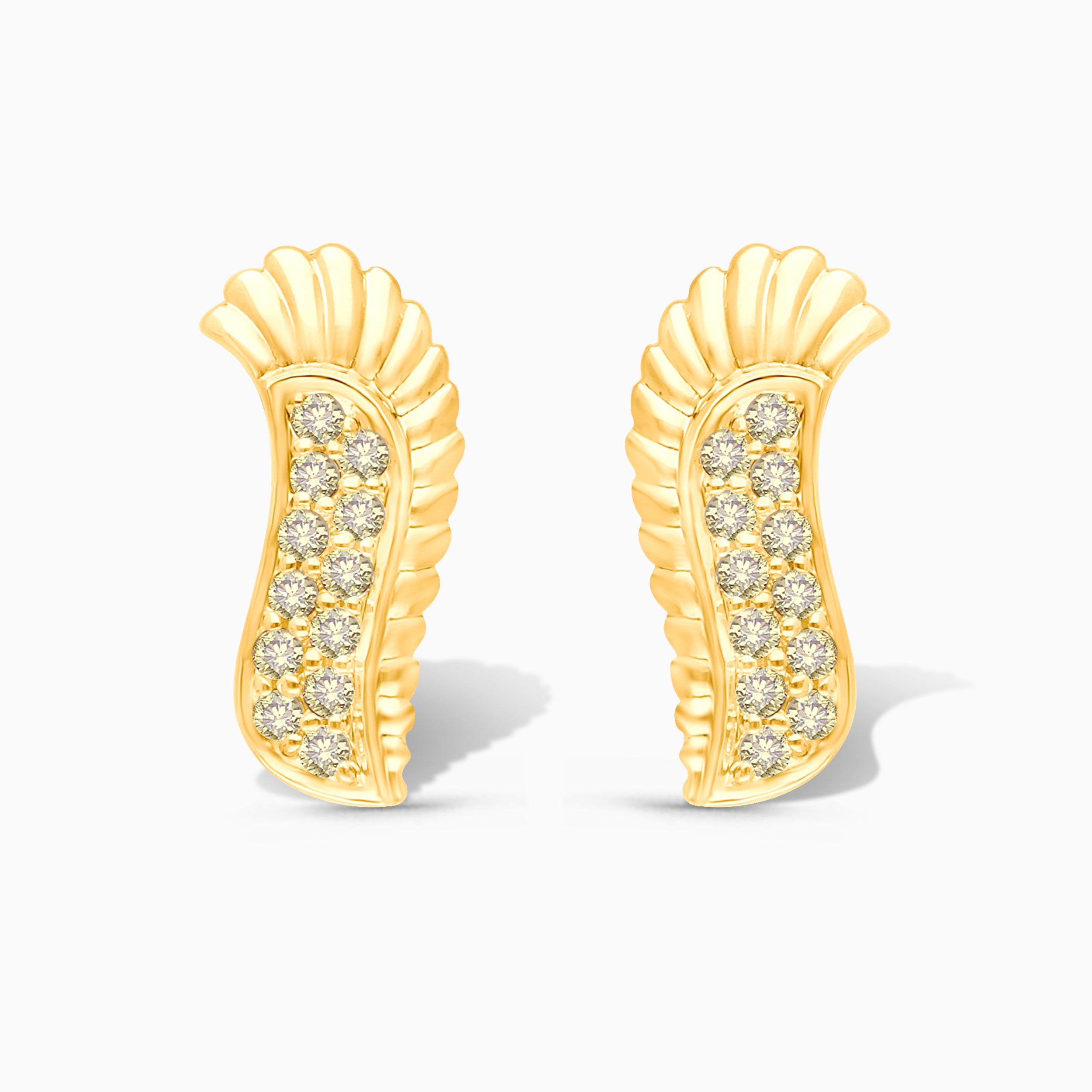 Yellow Diamond Griffiness Wing Studs