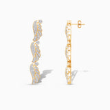 Yellow Gold Diamond Griffiness Earrings GRIFFINESS
