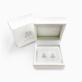 White Diamond Trio Studs