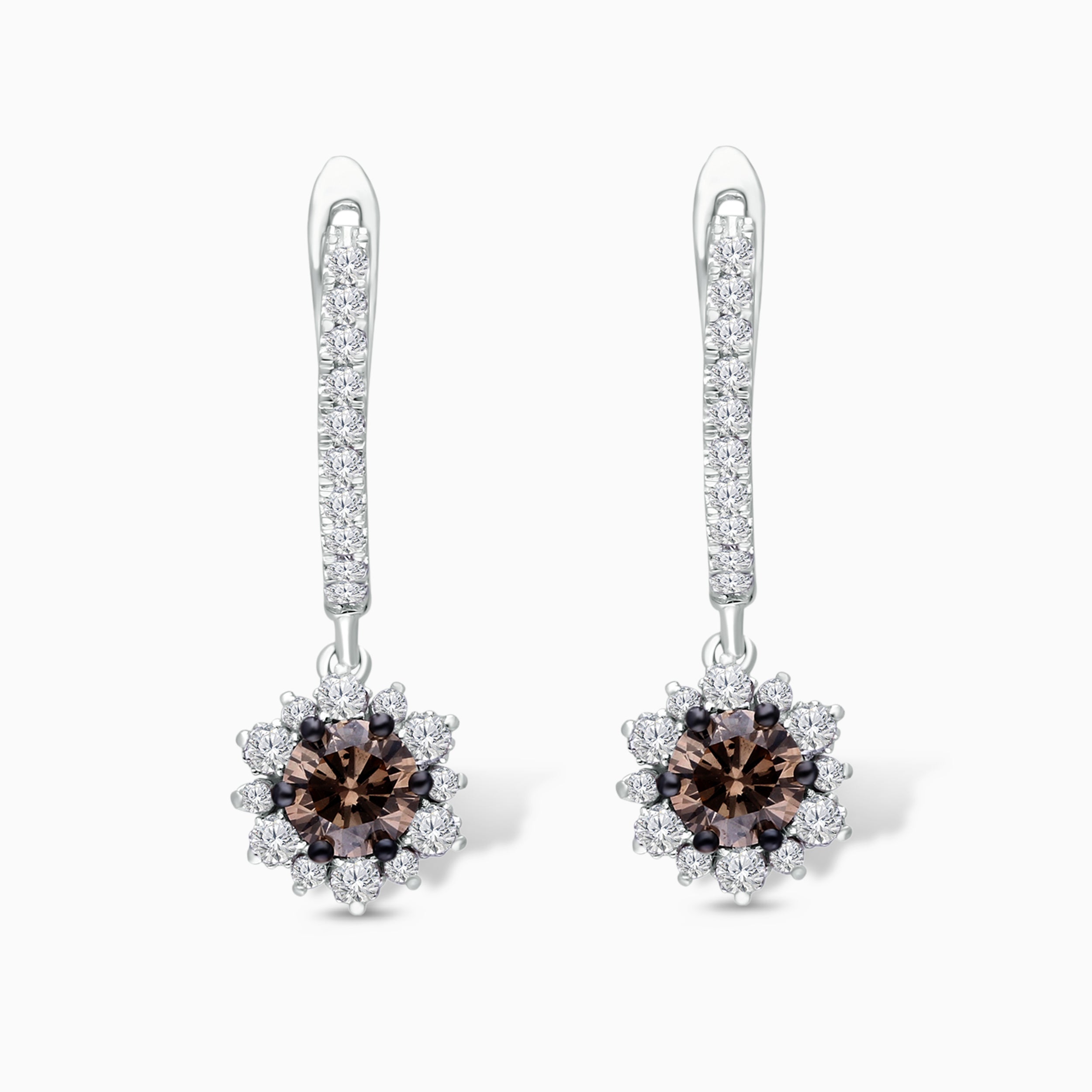 White Gold Coco & White Diamond Eternal Earrings ETERNAL