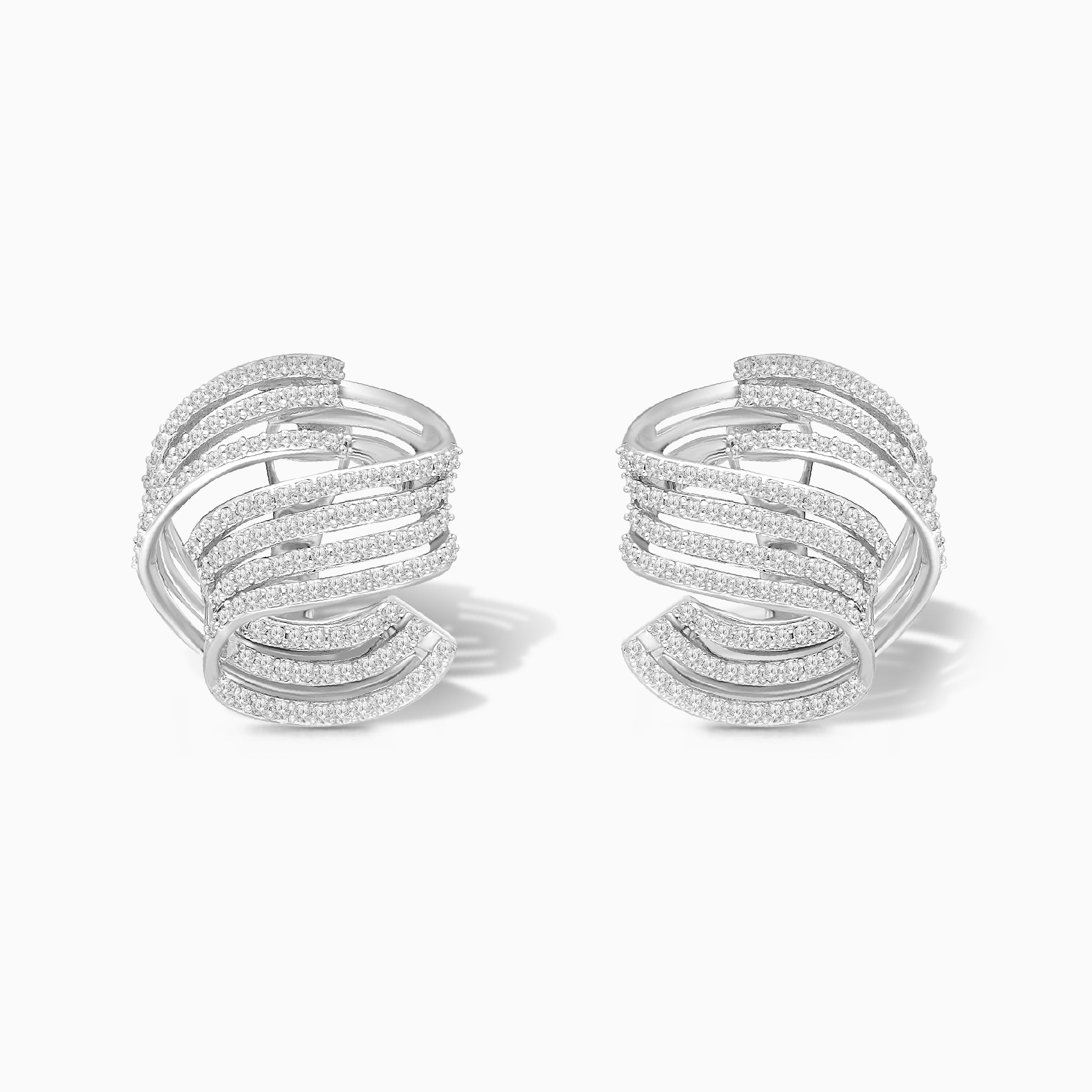 White Gold Diamond Eternal Earrings ETERNAL