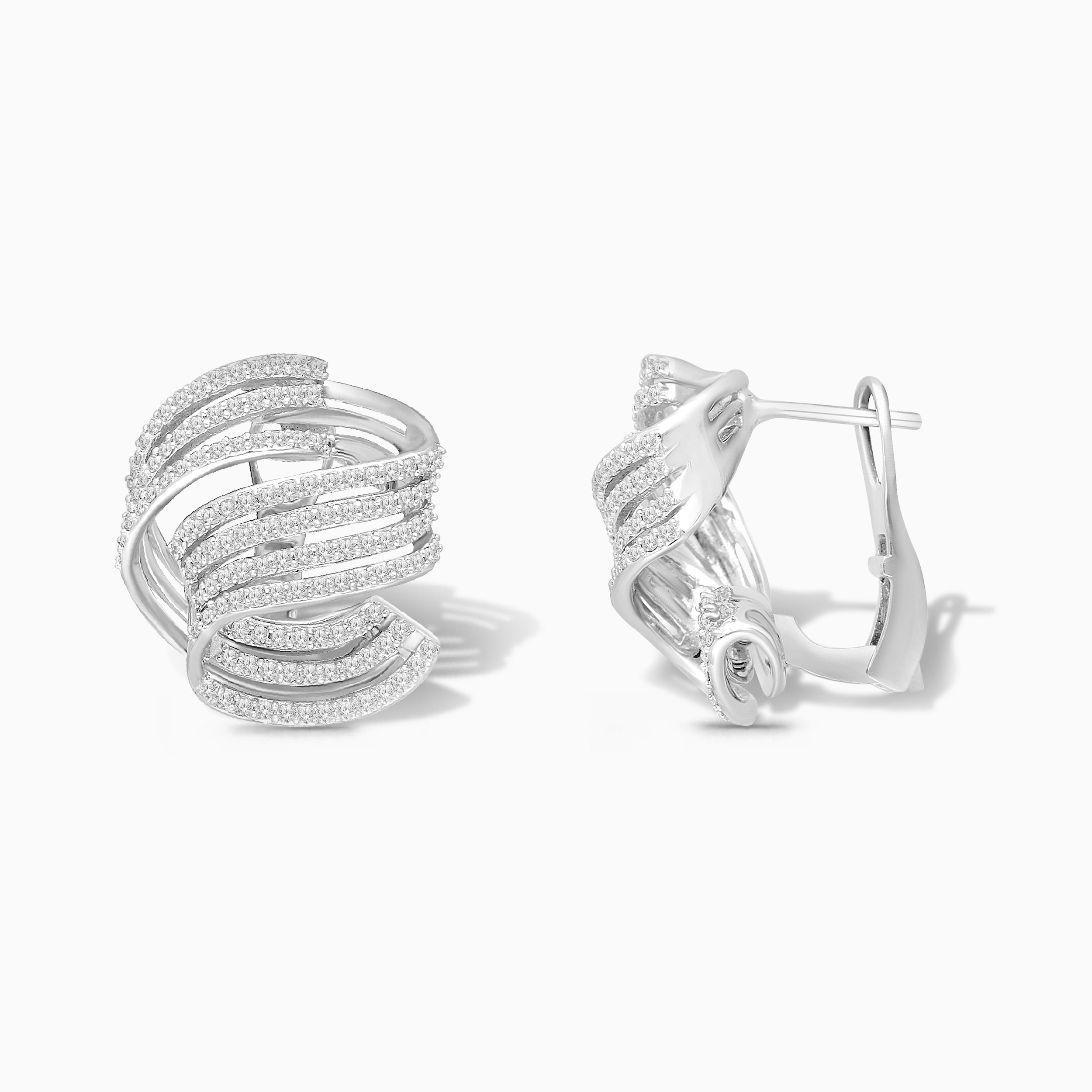 White Gold Diamond Eternal Earrings ETERNAL