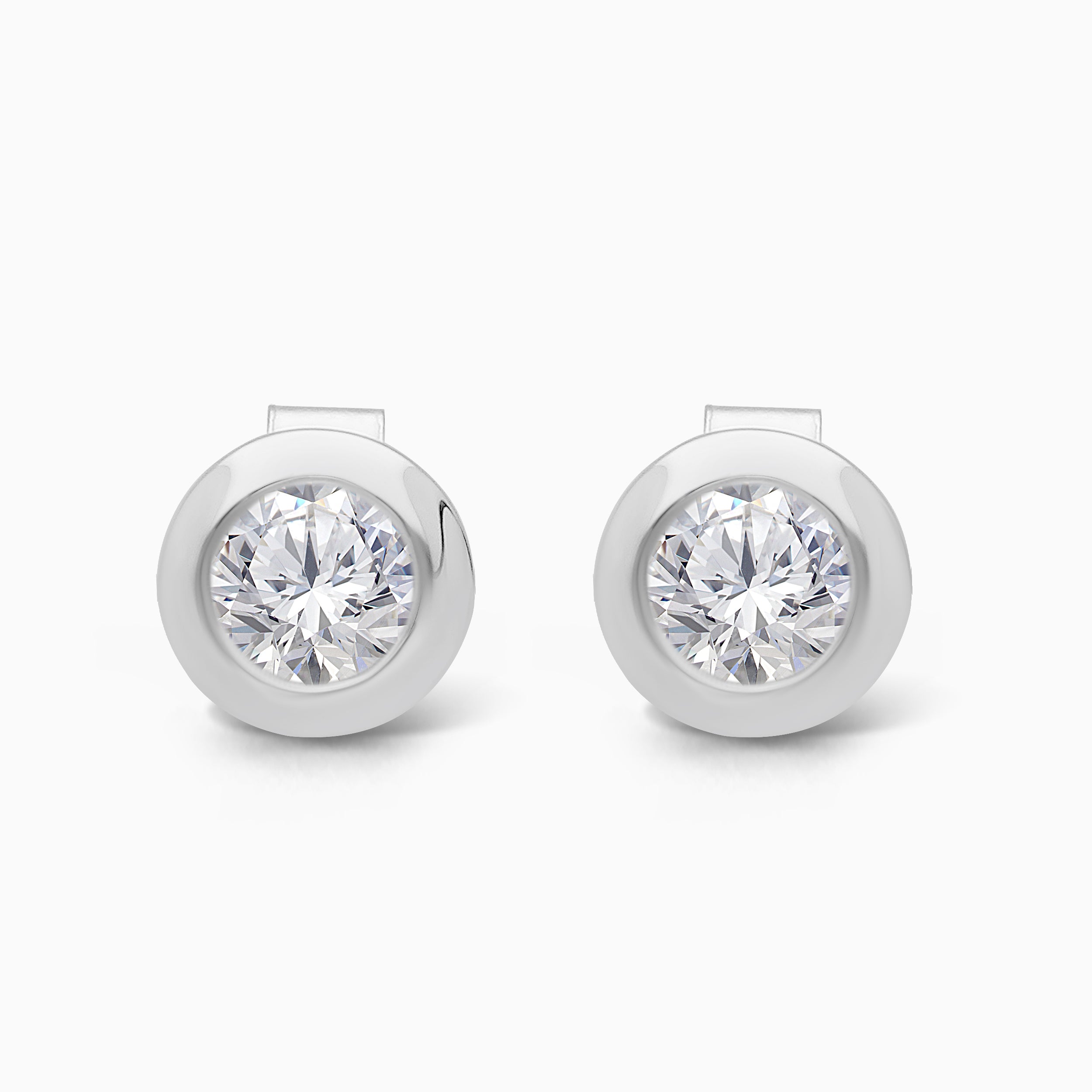 Bubble Diamond Studs