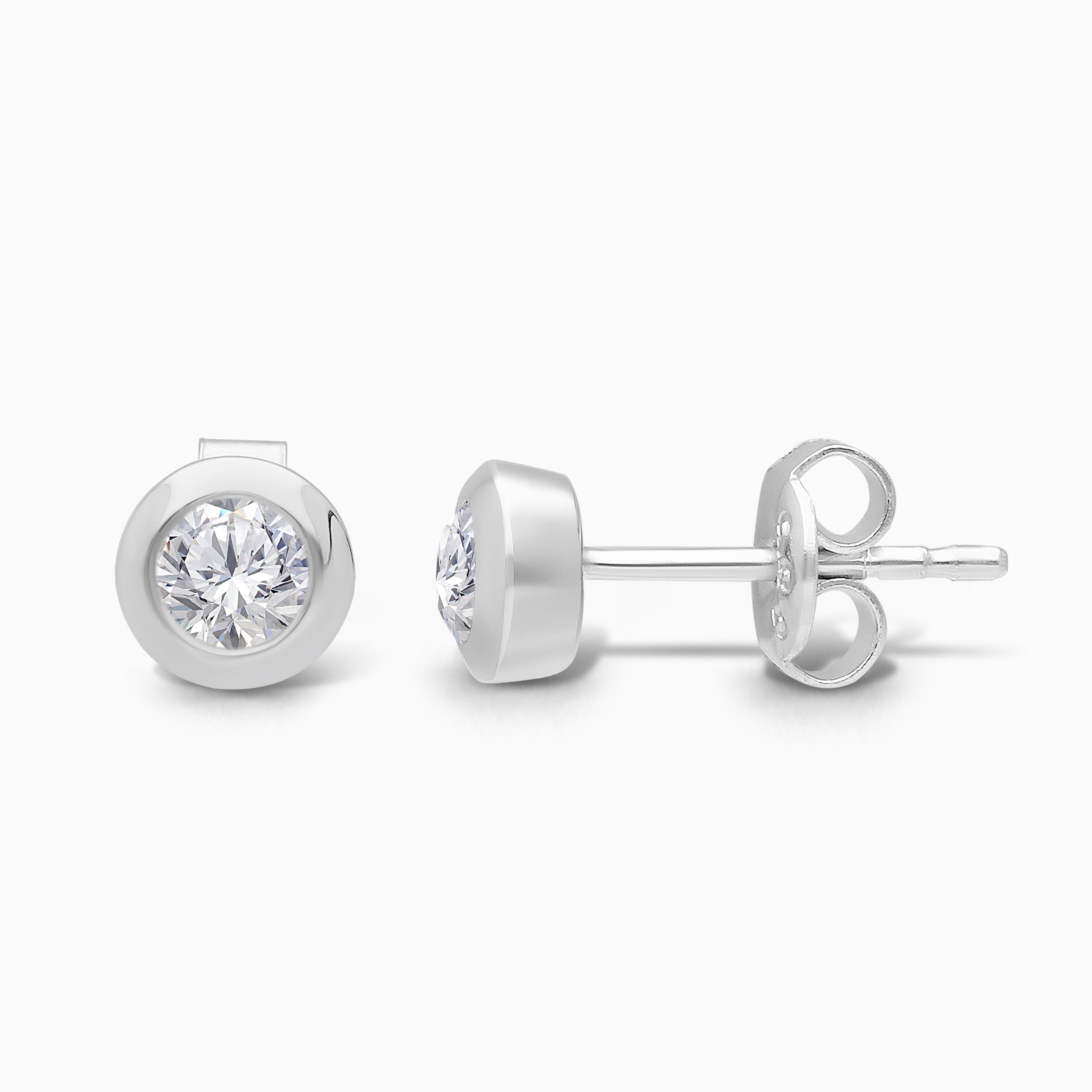 Bubble Diamond Studs