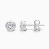 Bubble Diamond Studs