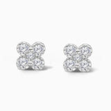 Diamond Clover Studs