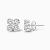Diamond Clover Studs