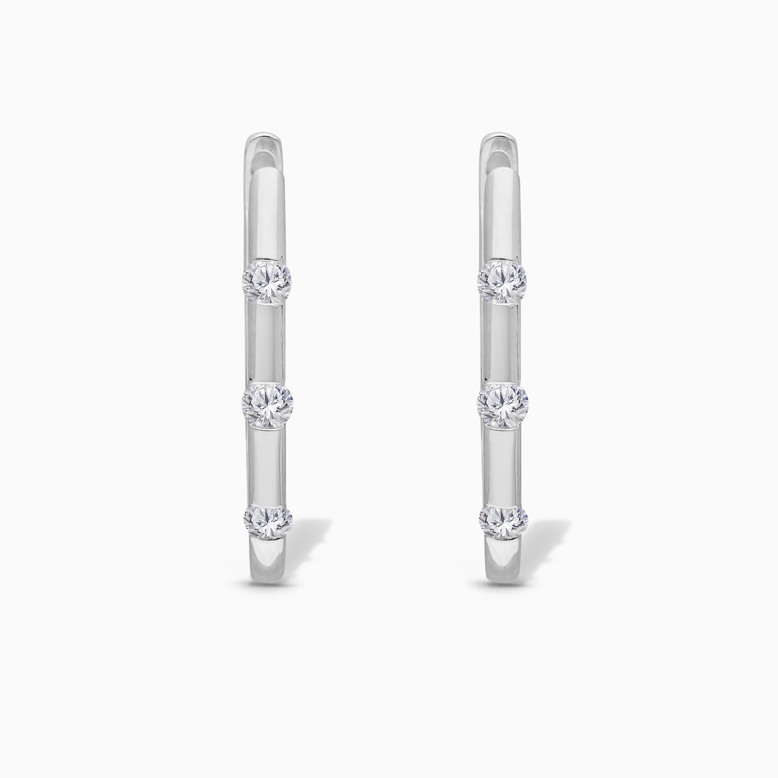Bubble Diamond Huggies