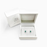 Portrait Emerald & Diamond Studs
