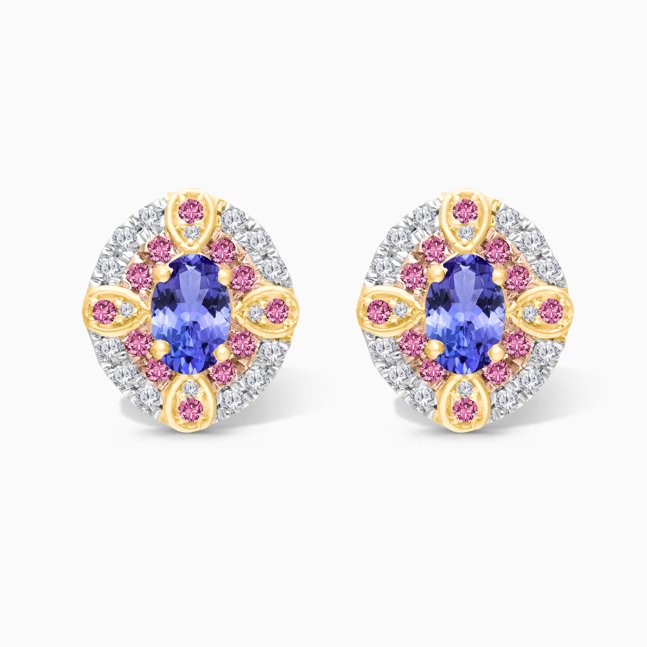 Wrapped In Ribbons Tanzanite Studs