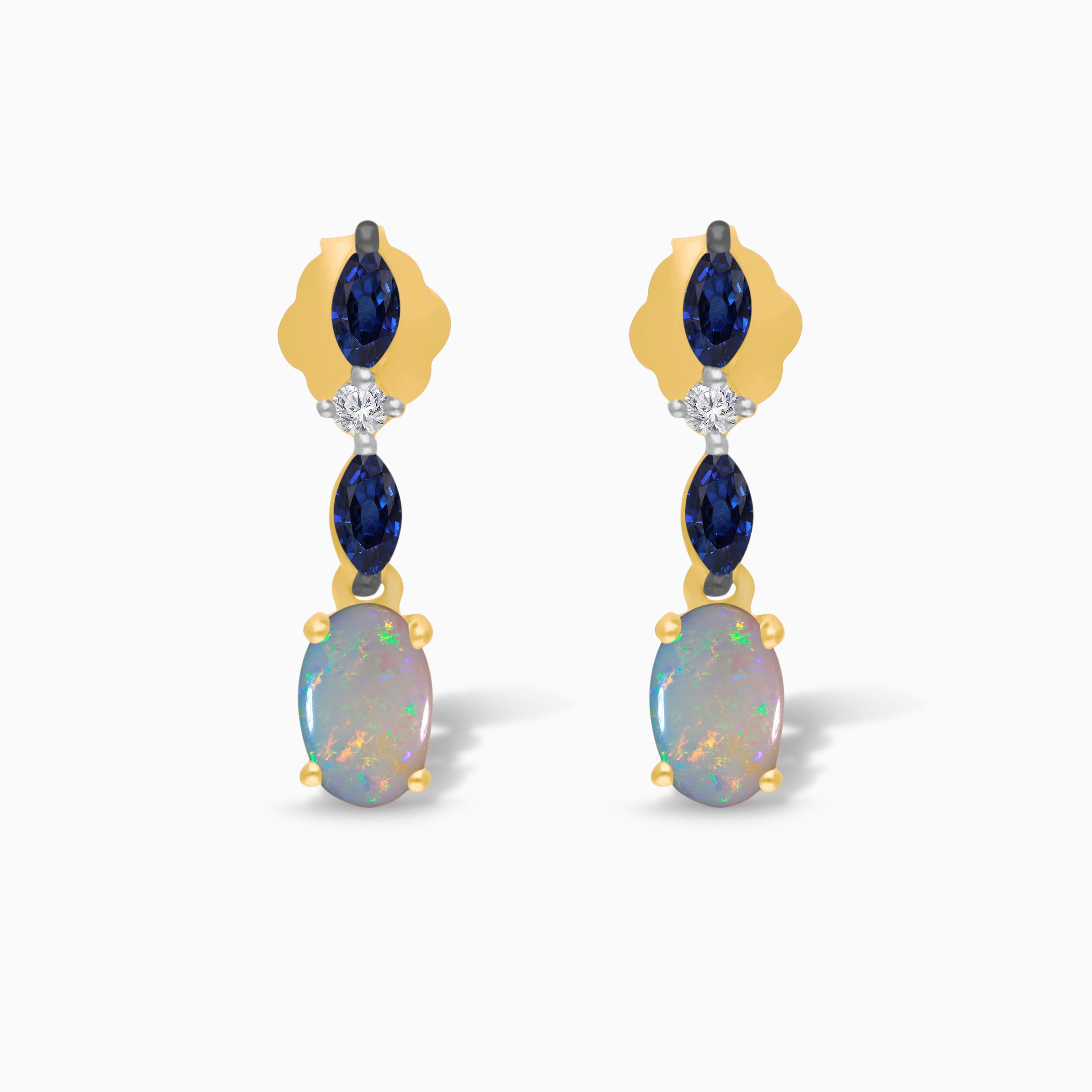 Over the Rainbow Sapphire Droplets