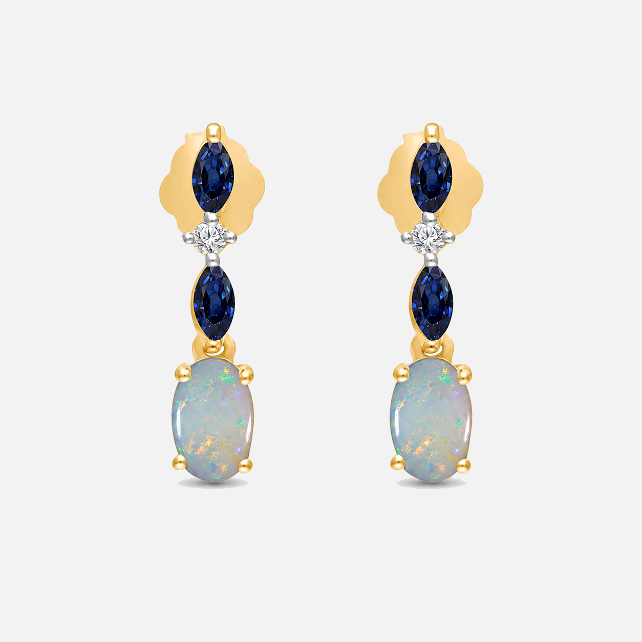 Over the Rainbow Sapphire Droplets opal