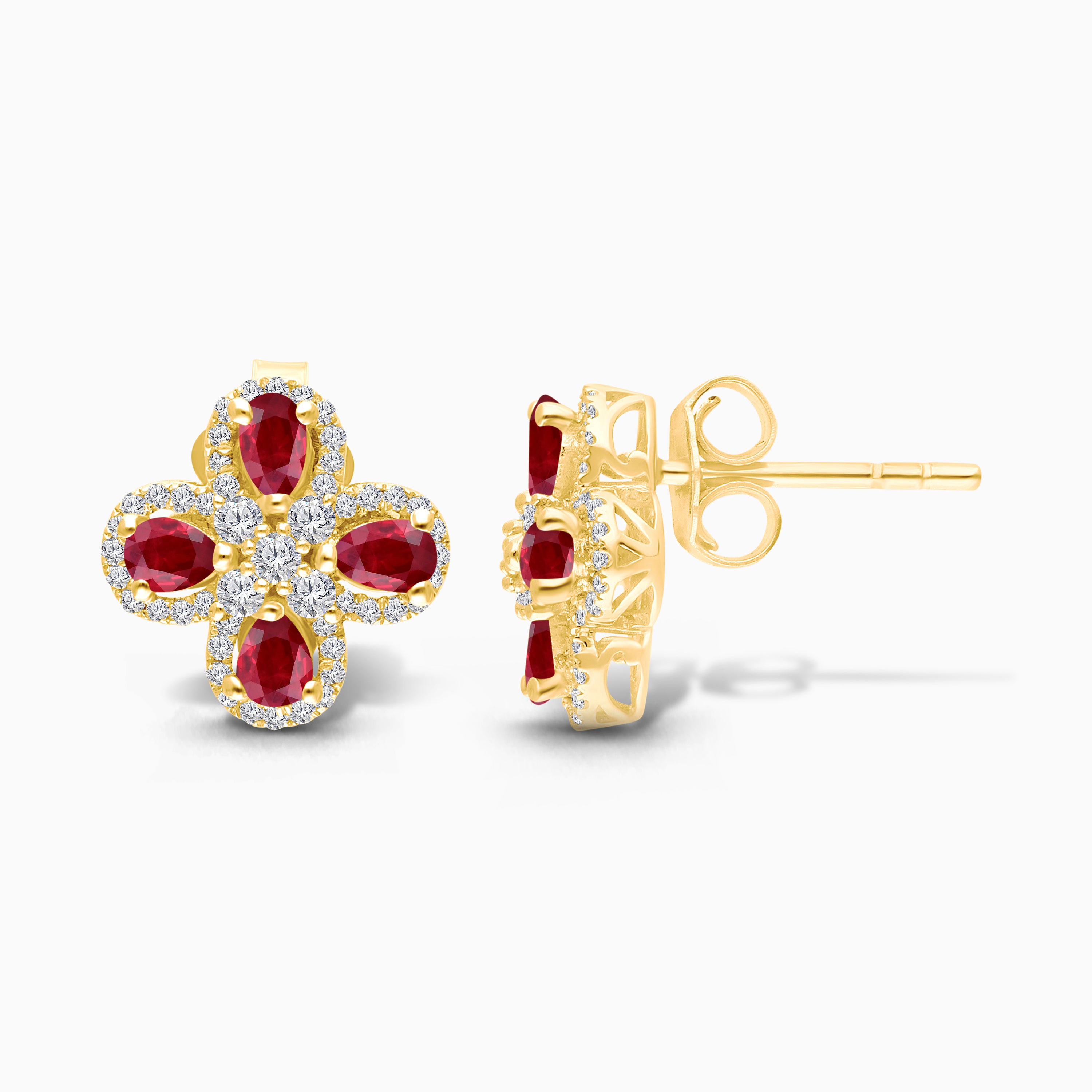 Rose Hierloom Studs