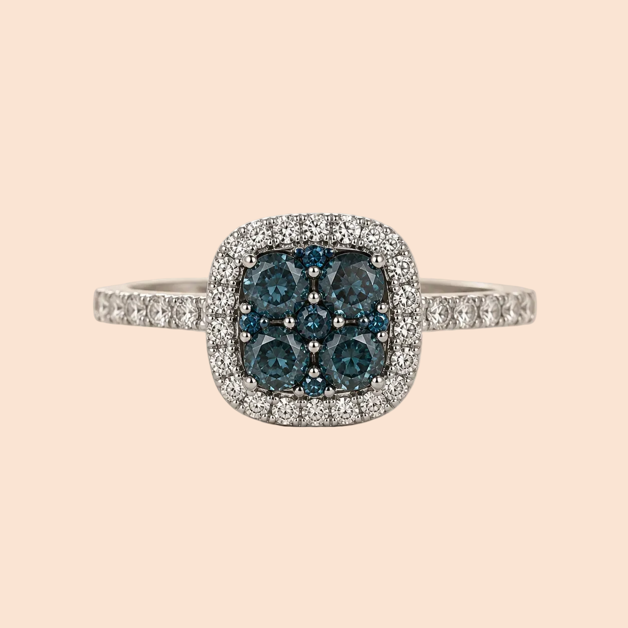 Blue Diamond Mosaic Ring Signature