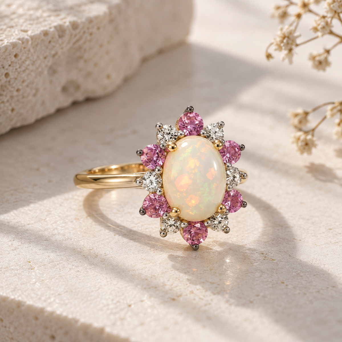 Spring Garden Opal Ring