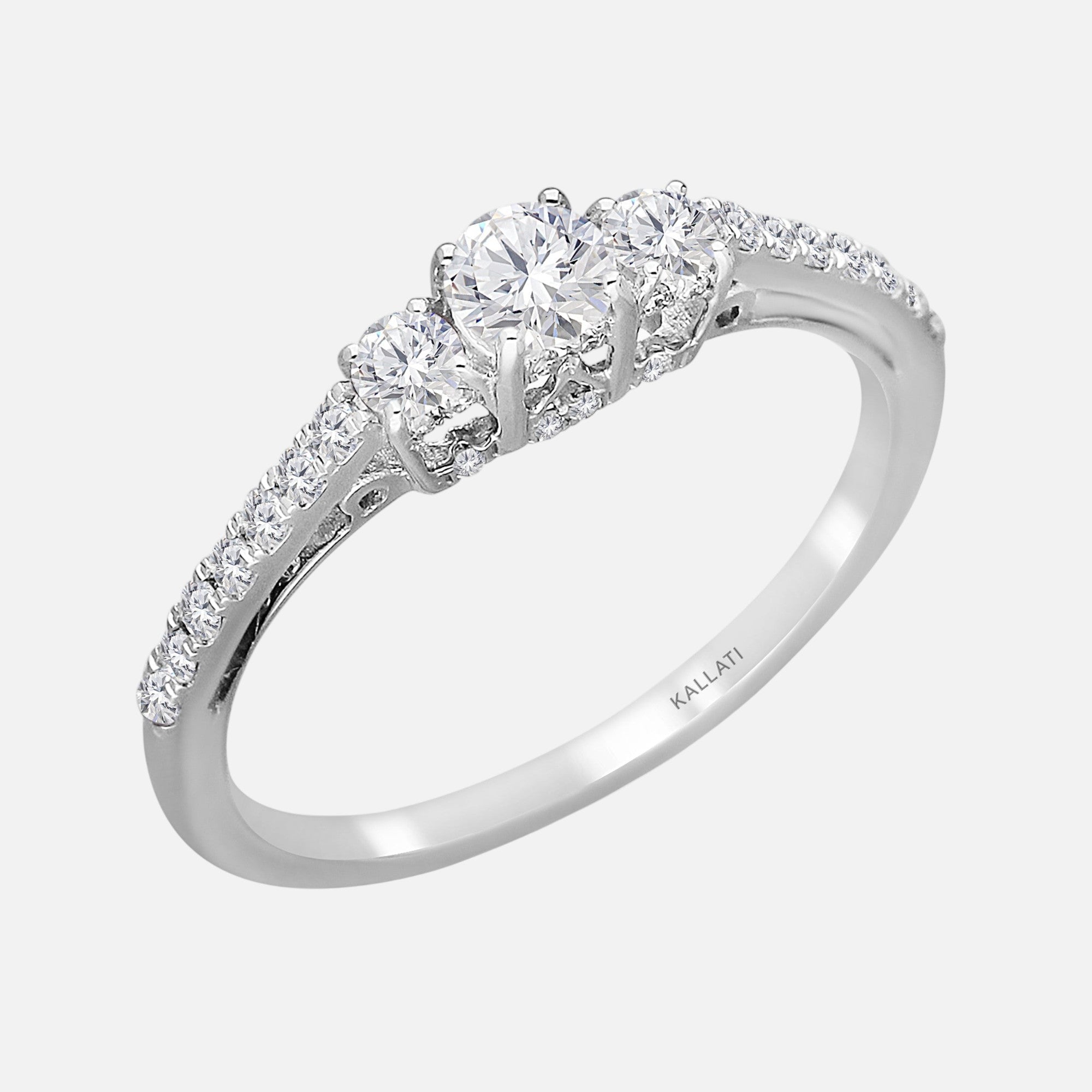Diamond Promise Ring White Diamond