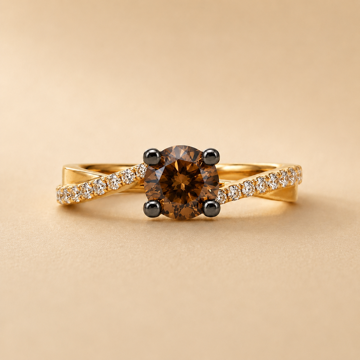 Twist of Diamonds Coco Ring Coco Diamonds