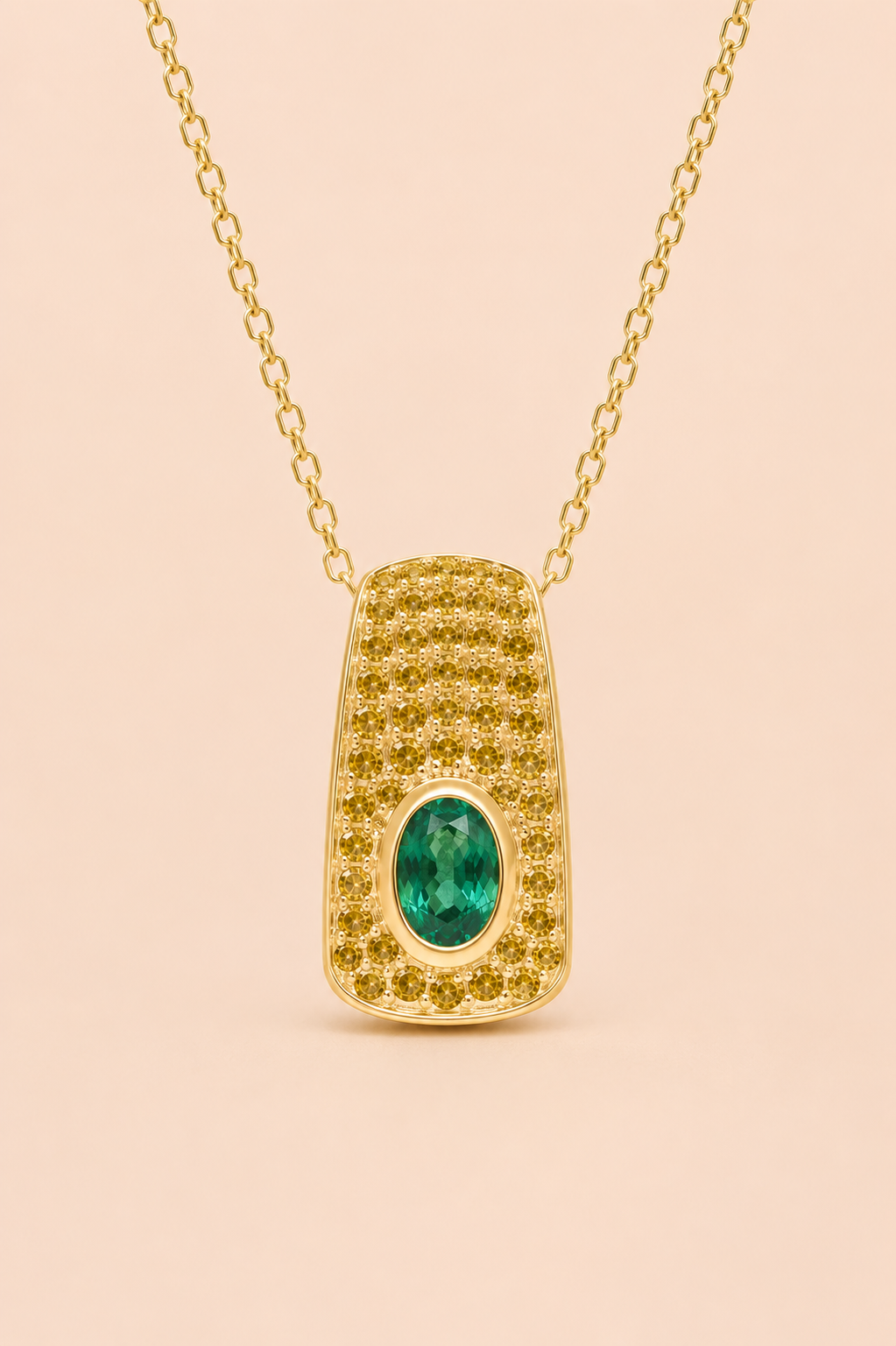 Sunlit Emerald Pendant Emerald