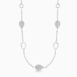 Diamond Pave Tennis Necklace