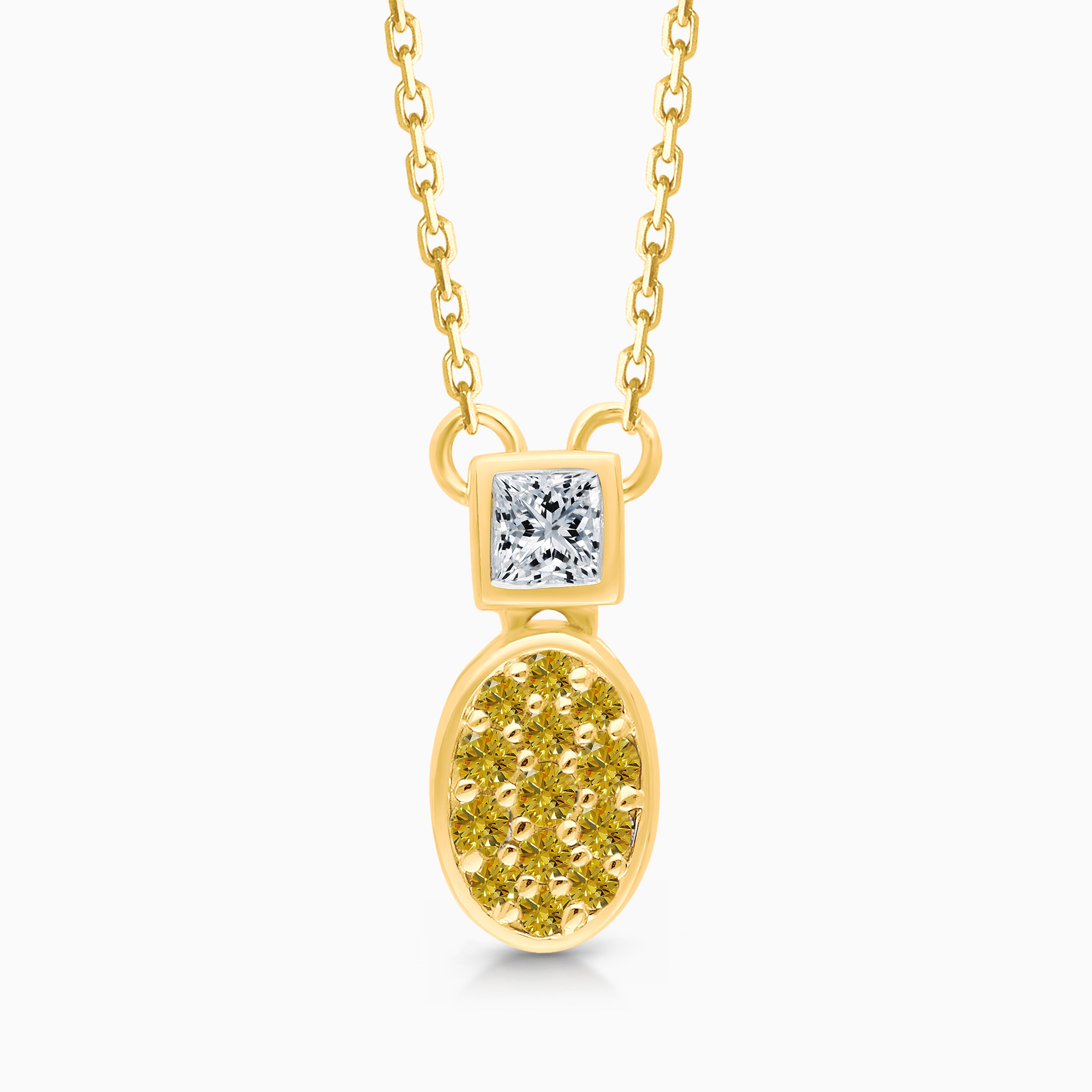 Rays of Sunshine Diamond Necklace