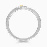 Mosaic Solitare Yellow Diamond Ring