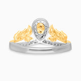 Mosaic Solitare Yellow Diamond Ring