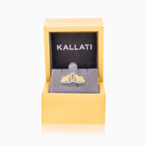 Mosaic Solitare Yellow Diamond Ring