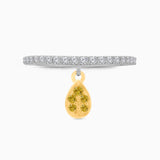 Golden Bell Dangle Ring