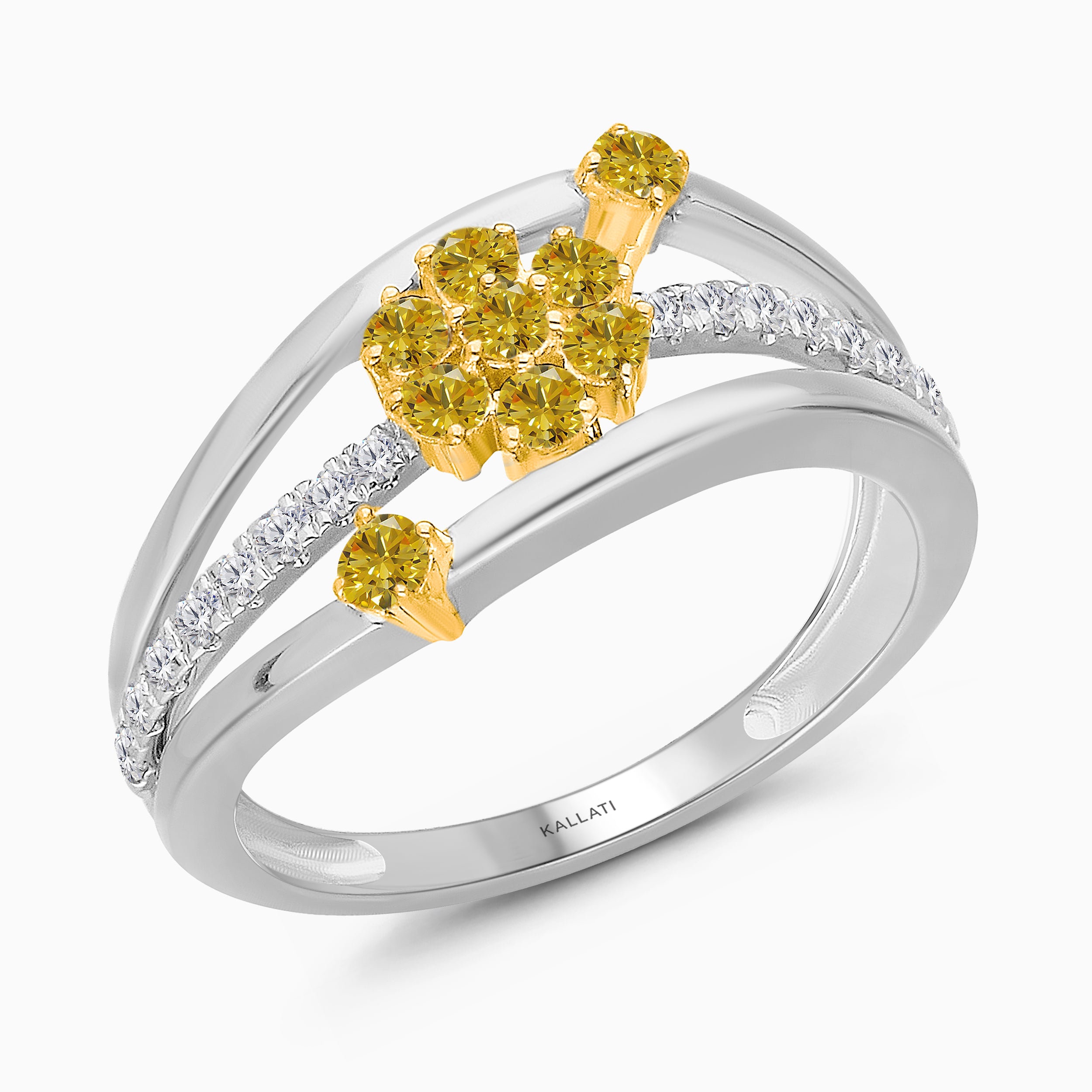 Lily Yellow Diamond Ring