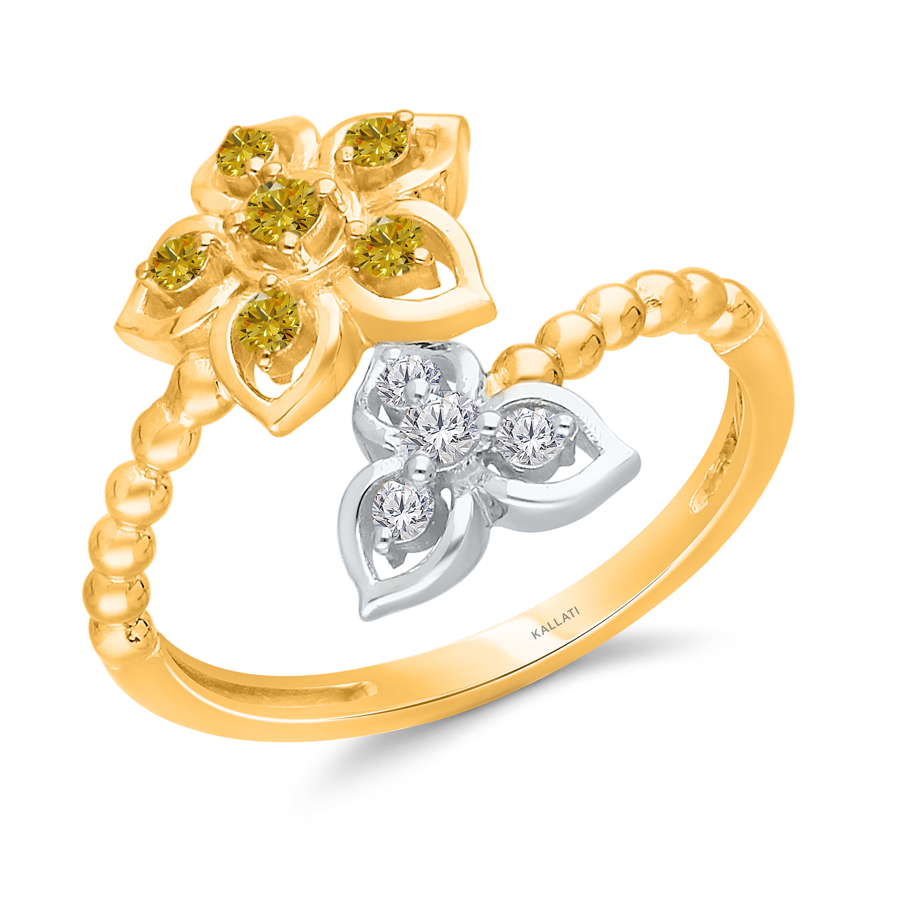 Field Of Flowers Yellow Diamond Ring