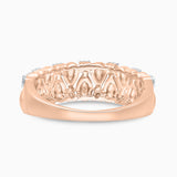Quilted Duo Row Diamond Band