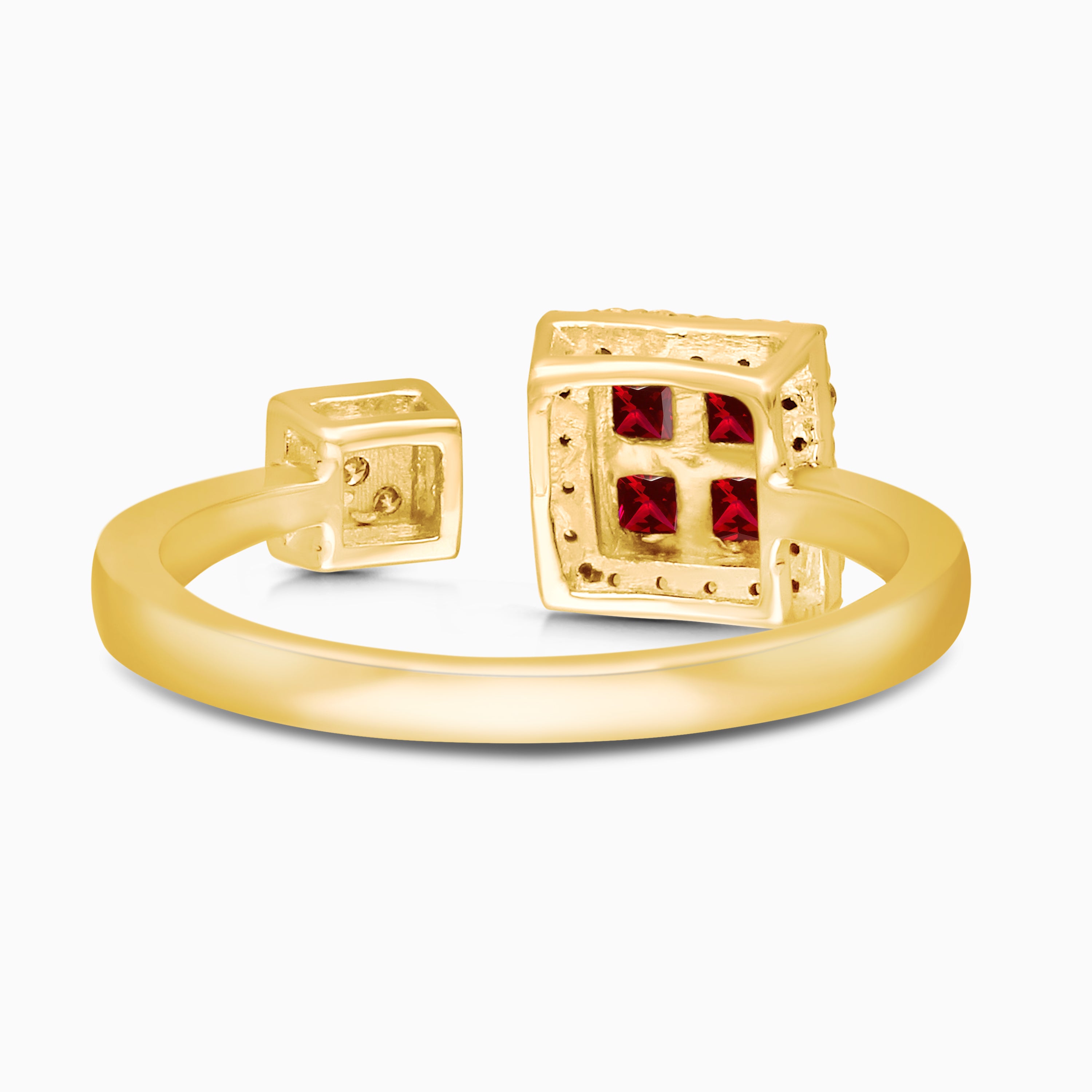 Open Princess Ruby Ring
