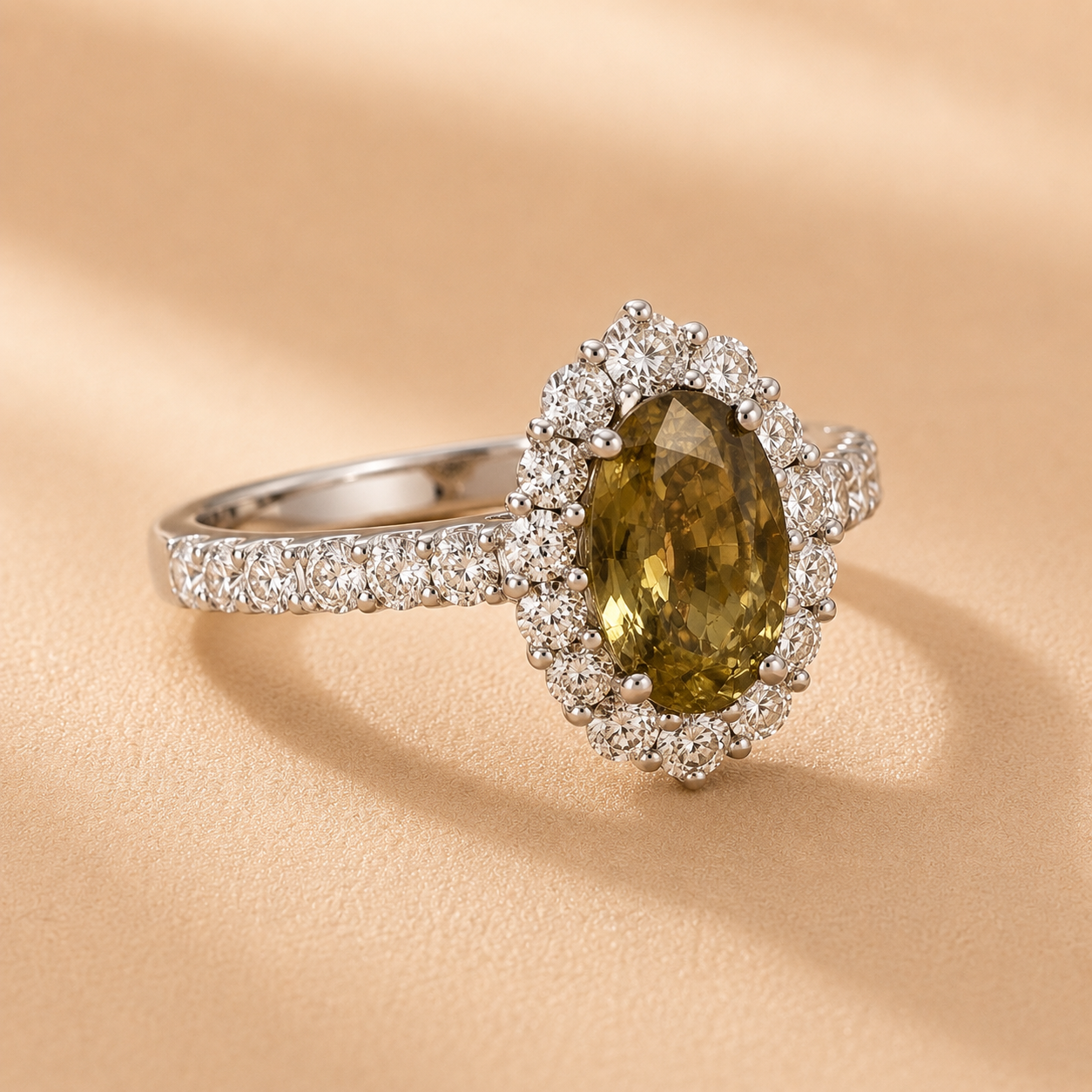 Oval Enchantress Alexandrite Ring