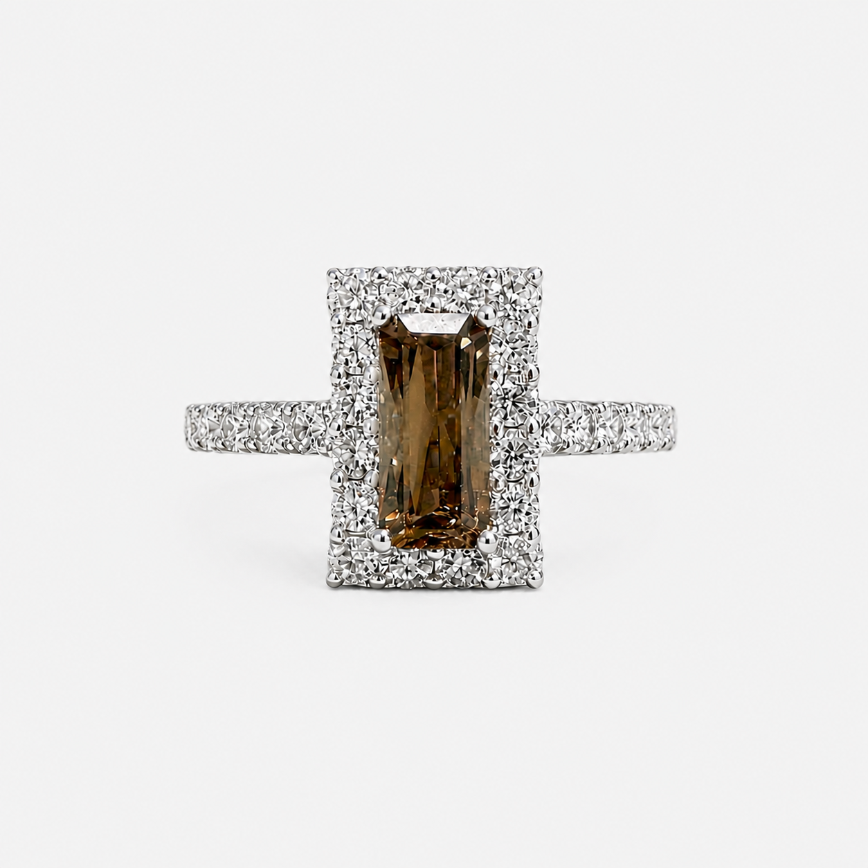 Tapered Baguette Alexandrite Ring Alexandrite
