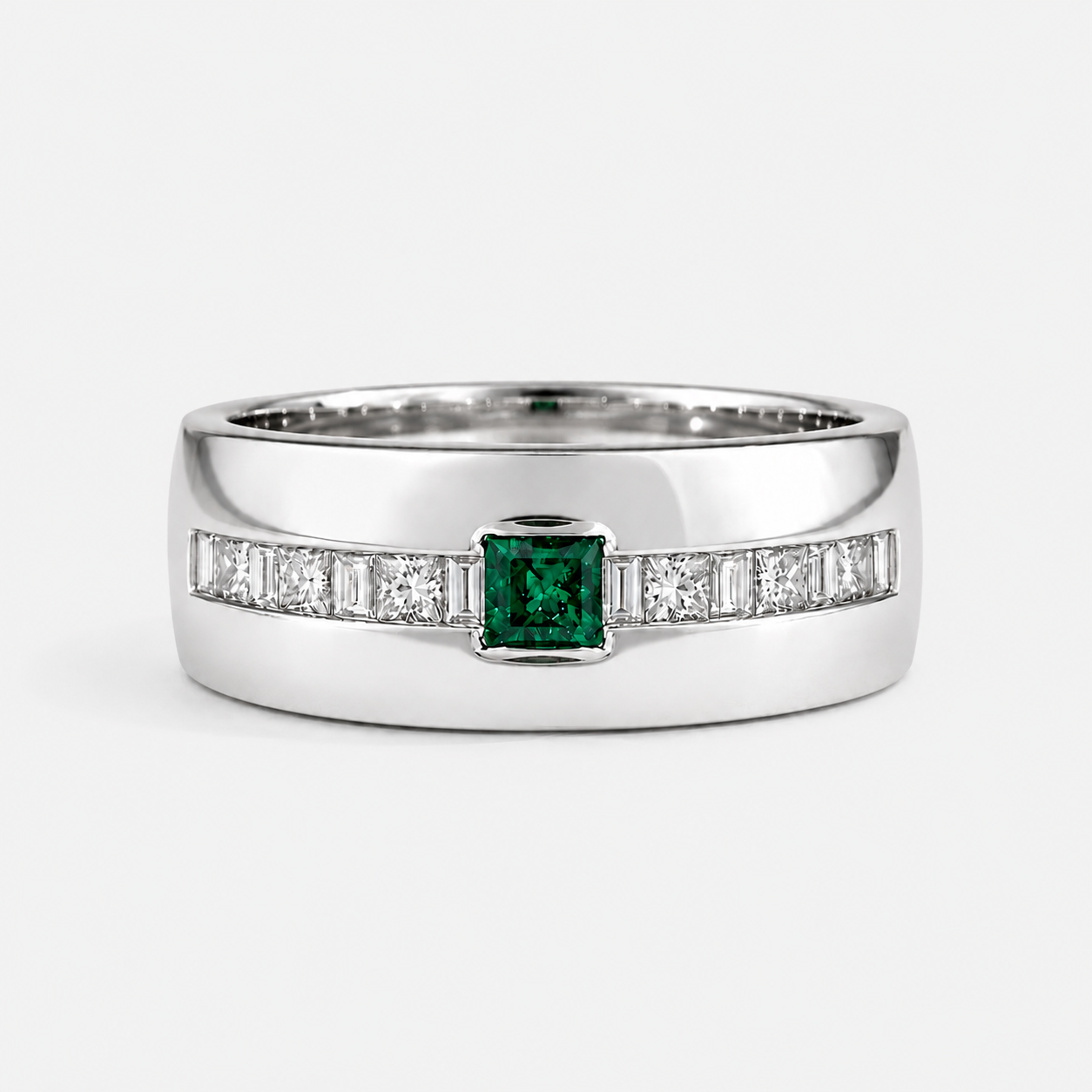 Emerald Diamond Luxe Men's Band MENS