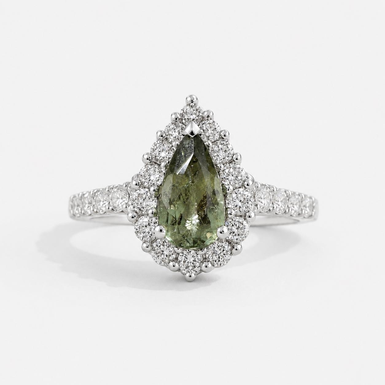 Pear Princess Alexandrite Ring Alexandrite