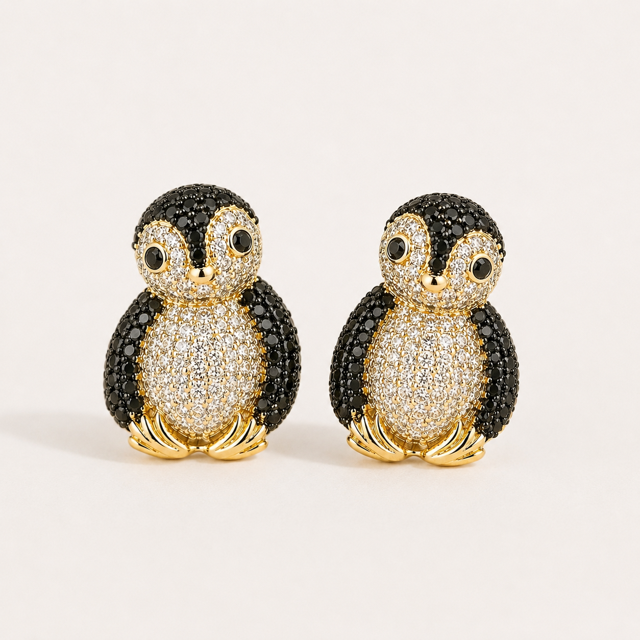 Twin Diamond Penguin Studs Legacy Of The Wild