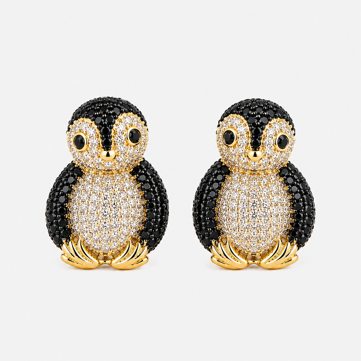Twin Diamond Penguin Studs Legacy Of The Wild