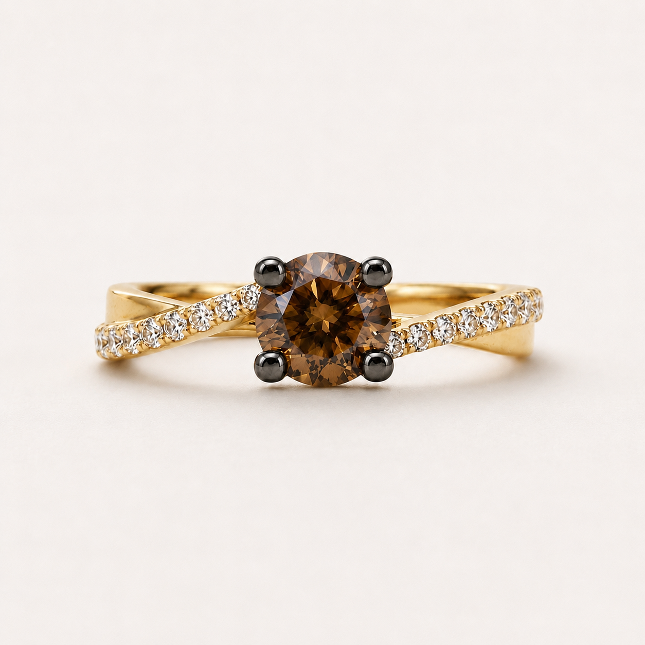 Twist of Diamonds Coco Ring Coco Diamonds