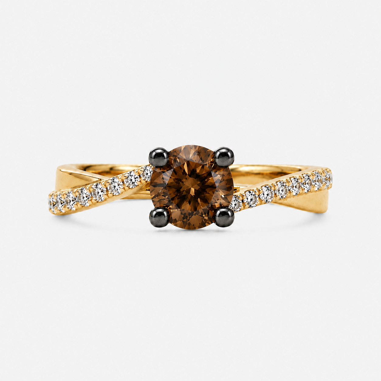 Twist of Diamonds Coco Ring Coco Diamonds