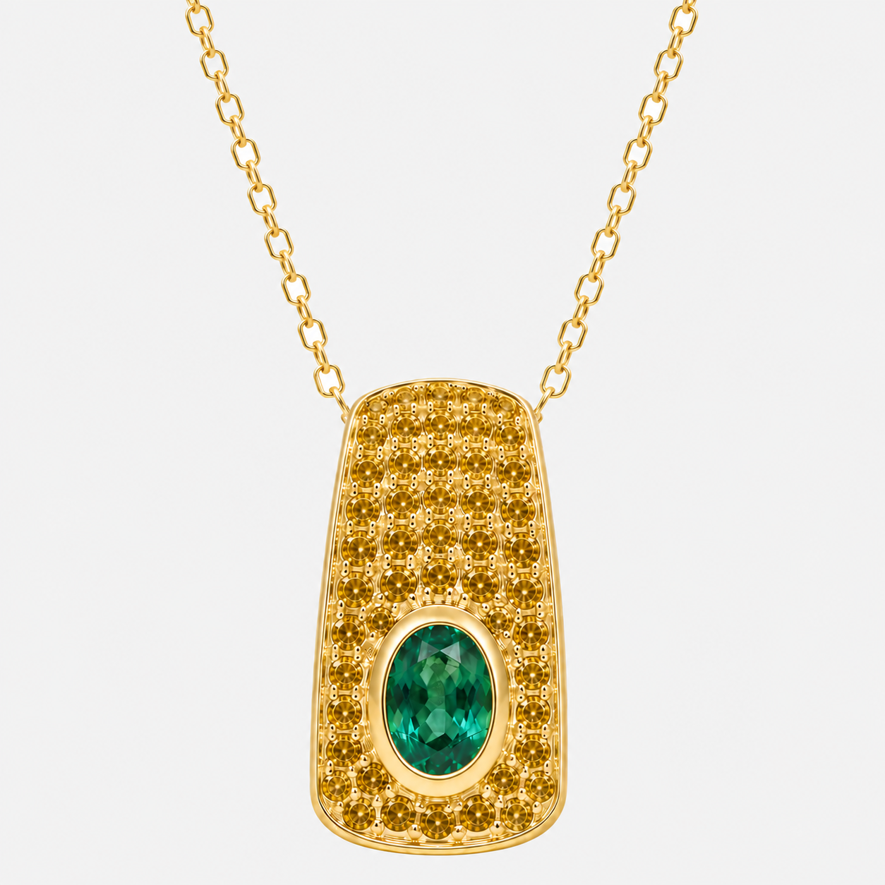 Sunlit Emerald Pendant Emerald